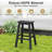 3PCS Outdoor HDPE Bar Table & Chair Set for 2 w/ Footrests for Garden Yard Pool-1961360561