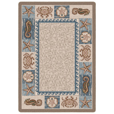 Tapis de plage Lockridge Sea Life