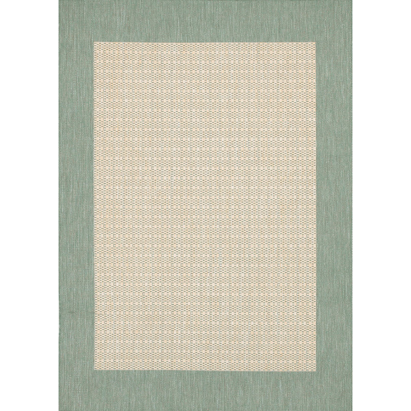 Tapis intérieur vert Sania, Rectangle 2 pi x 3 pi 7 po