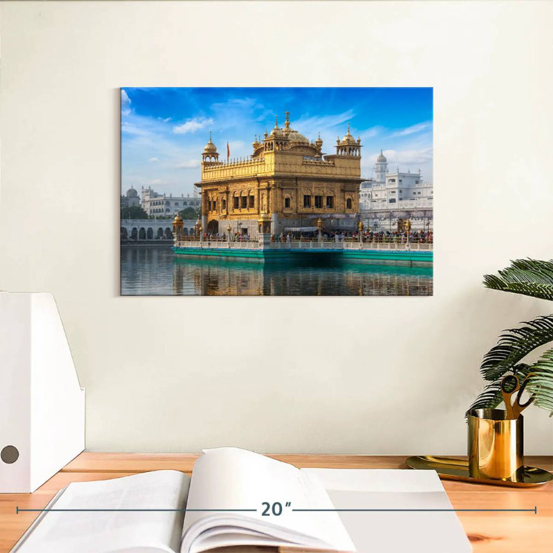 Lilie India's Golden Temple, H 8 po x l 12 po