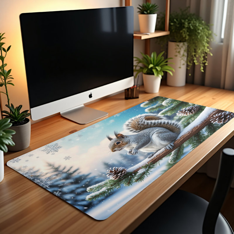 Polyester Desk Pad, 31.5x15.5