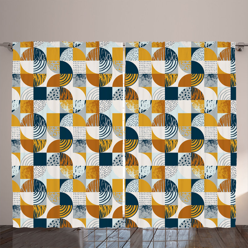 Semi Sheer Curtain Pair