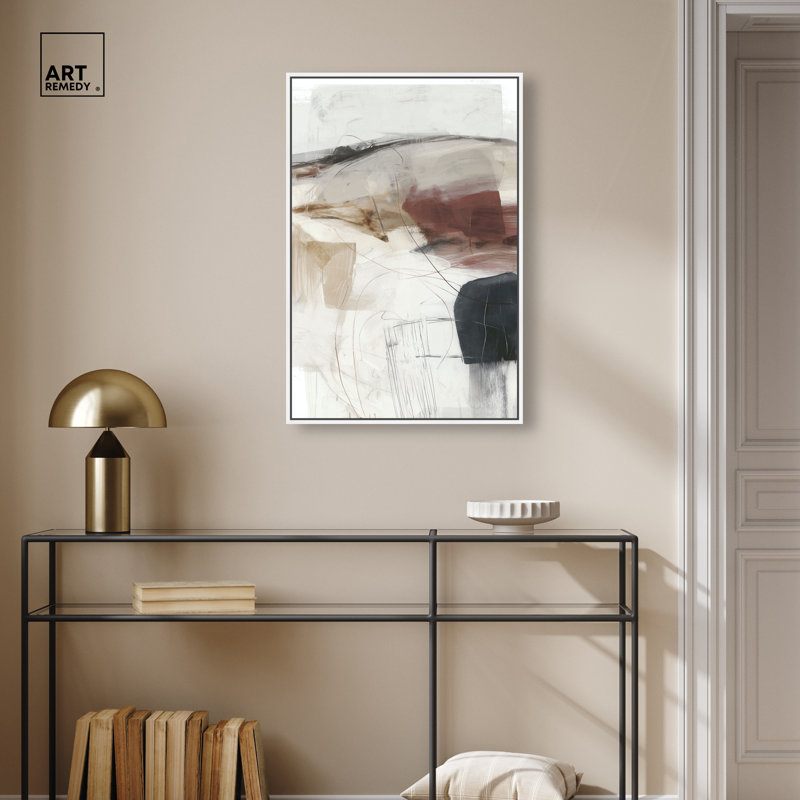 "Urban Core I", reproduction d'art sur toile encadrée par Art Remedy, cadre blanc, 20 x 30, 31"H x 21"W, White Frame