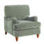 Fauteuil en tissu sauge-188973293