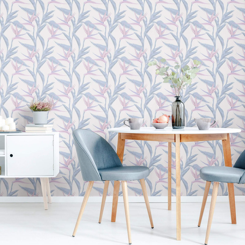 Peel & Stick Floral Tile, 48" L x 24" W