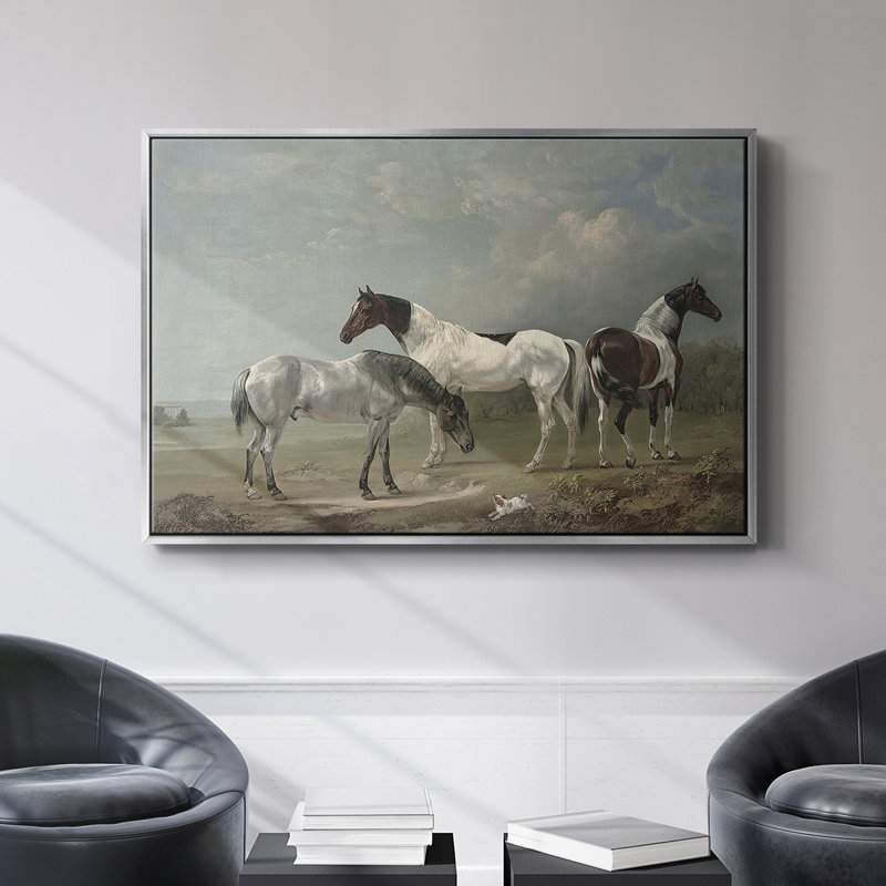" Vintage Animal - XX ", Wrapped Canvas, 19" H x 28" W x 1.5" D