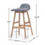 Ensemble de 2 tabourets de bar Mid-Century-551363216-551363220