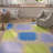 Kruetzen Abstract Handmade Tufted Wool/Cotton Beige/Blue/Green Area Rug-21773837