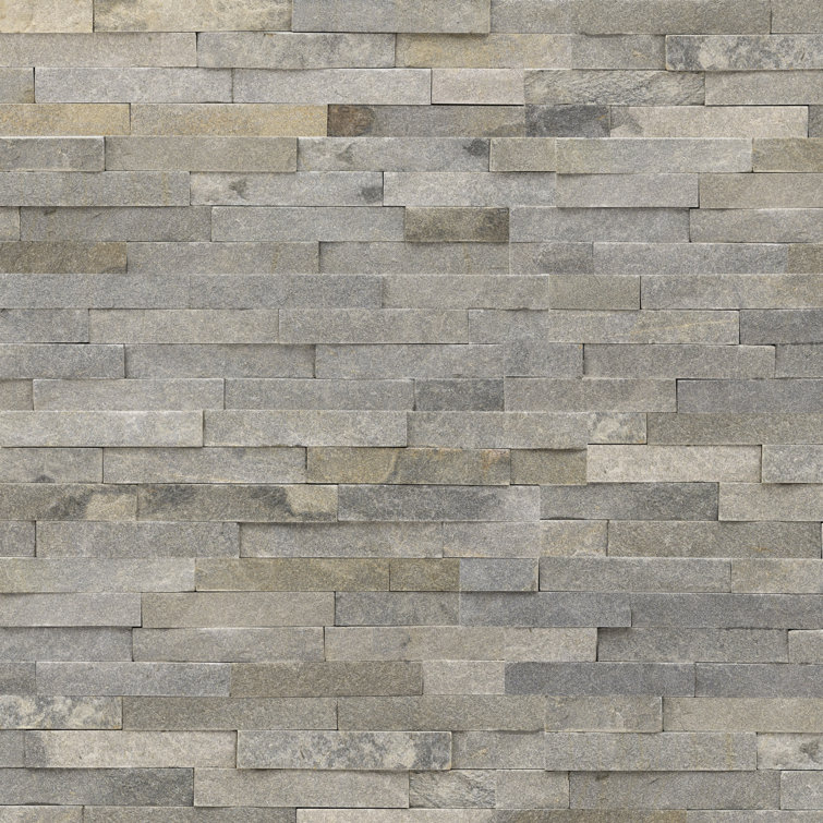 6" x 24" Stacked Natural Stone Ledger Panel Wall Tile