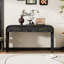 Console à silhouette rétro unique avec style ouvert, deux tiroirs supérieurs pour l'entrée, la salle à manger et le salon-714384448