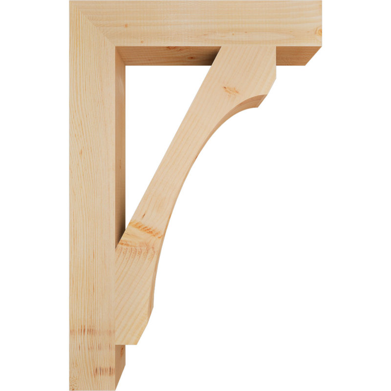 Support en bois rustique Legacy Block, Sapin de Douglas, Lisse, H 34 po x l 3,5 po x P 22 po