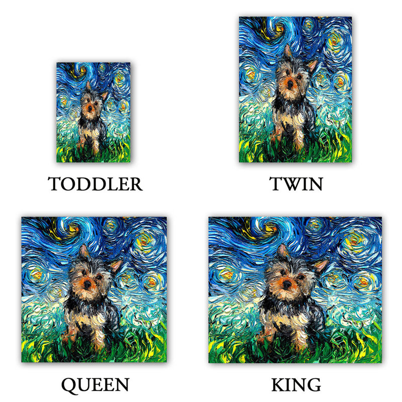 Ensembles de housses de couette DiaNoche en microfibre par Aja Ann - Yorkie