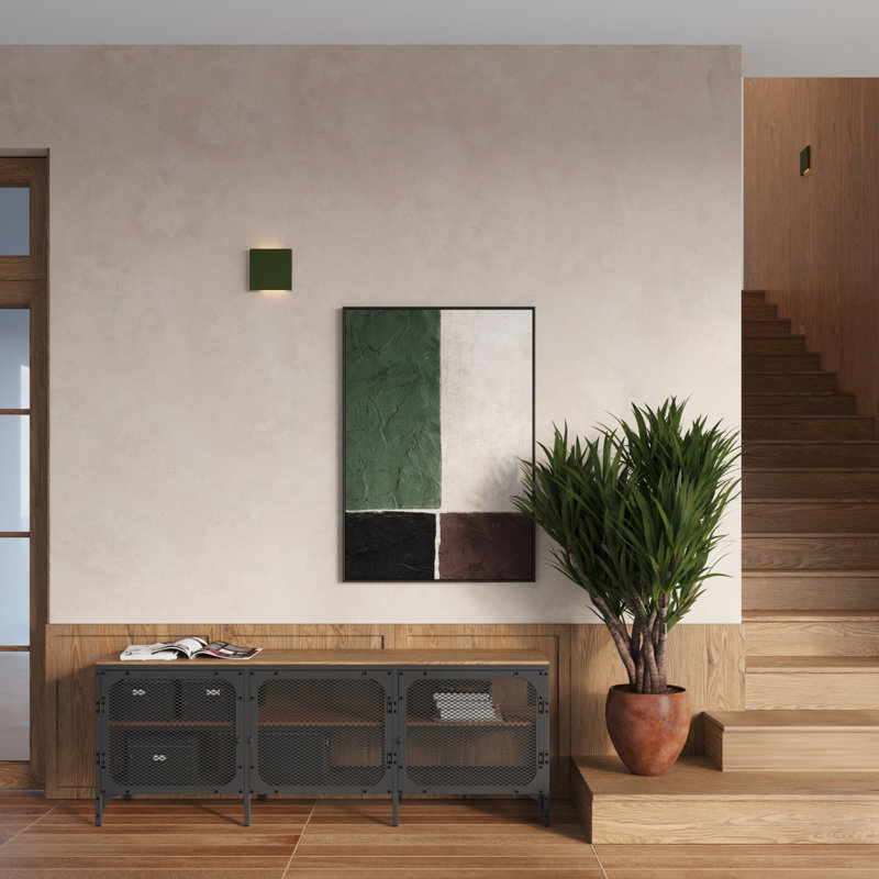 Wall lamp VANTA white, Olive Green