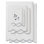  100% coton turc WILD BRANCH ensemble de serviettes festonnées 6PC