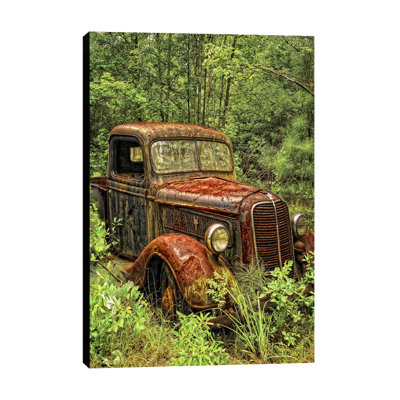 « old auto » par dano, reproduction de photo sur toile tendue