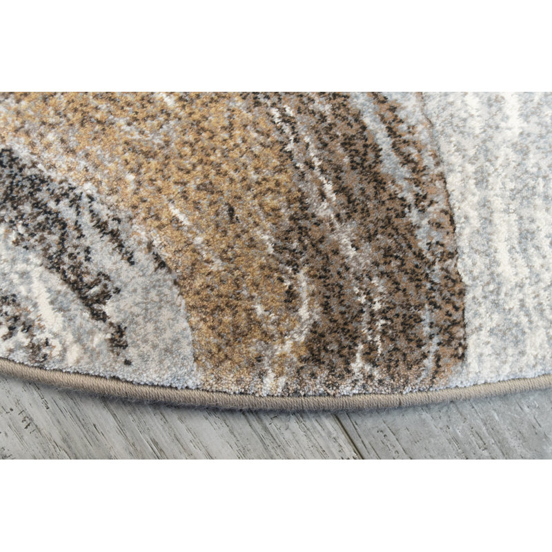 Thurner RD 63436-9283 CREAM/MOCHA, Round 7'10"