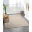 Tapis intérieur / extérieur en polypropylène beige / blanc Sadowski-1045130175