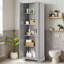Armoire de rangement d'appoint avec tablette réglable-1403230607