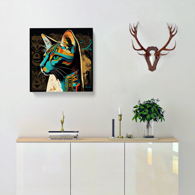 Egyptian Cat Pop Art - Print