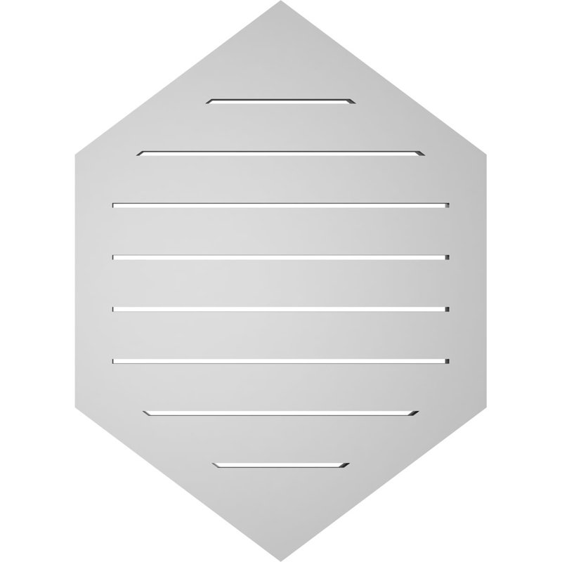 Pente verticale verticale en uréthane 9 pi, H 30 po x l 22 po x P 1,5 po