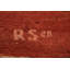 Tapis rayé orange Gabbeh pour vestibule 3 x 5