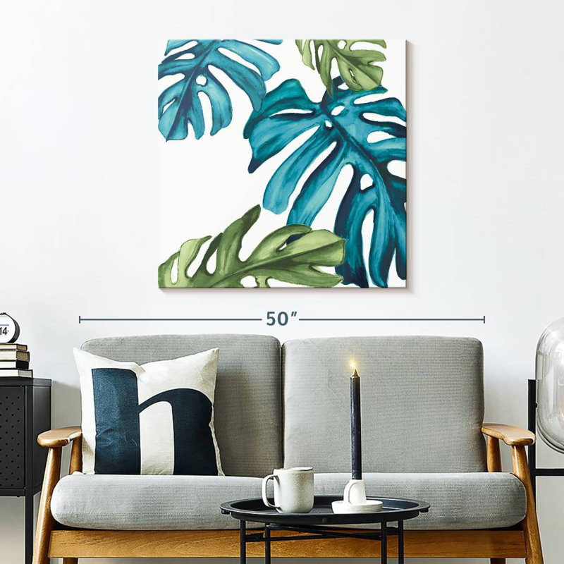 Harnek Palm Leaves III, 30" H x 30" W