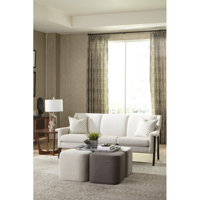 Arlo Sofa, Wenge, Peacock Polyester