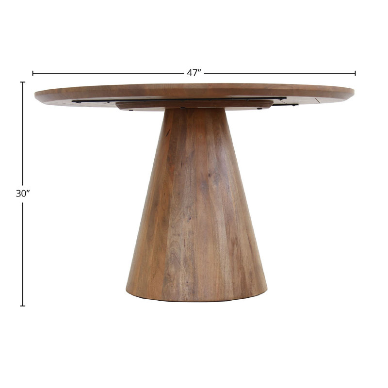 Jashea Round Solid Wood Dining Table
