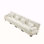 Canapé modulaire 4 places à assise profonde et canapé modulaire, canapé en chenille Canapé confortable pour salon, appartement, studio, bureau, blanc chenille