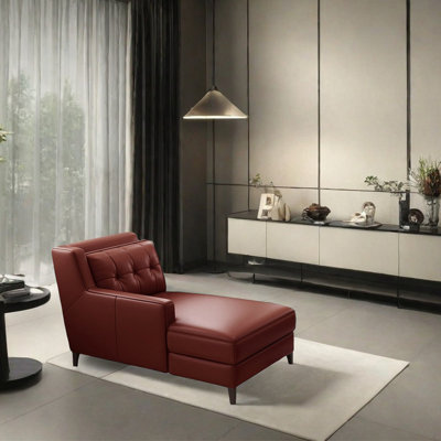 Fauteuil inclinable ergonomique en cuir rembourré d'éponge