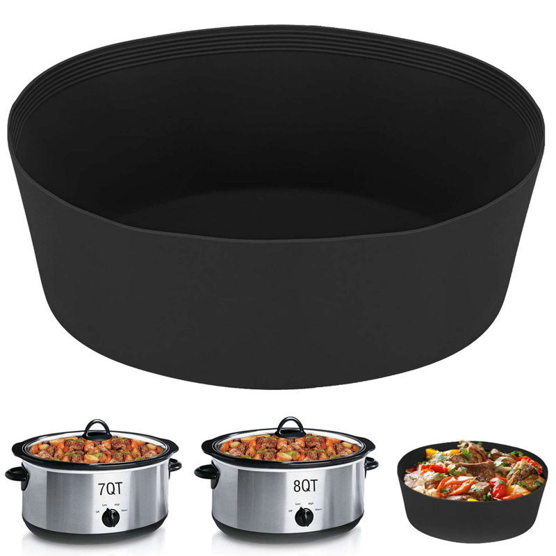 Doublure en silicone pour mijoteuse réutilisable pour mijoteuse 7-8QT