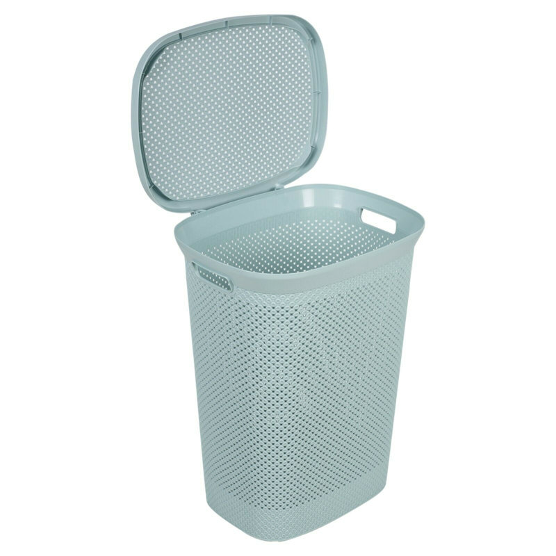 Plastic Laundry Basket with Handles