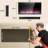 Deleo Ultra-Thin Silence Linear Electric Fireplace, Recessed Wall Mounted Fireplace,12 Adjustable Flame Color & Speed,Touch Screen Remote Control with 8h Timer-1533481385