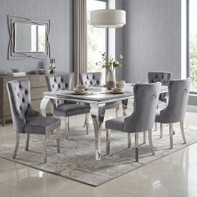 6 - Person Four Leg Dining Set