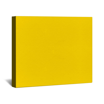 Solid Yellow Background Canvas Gallery Wrap in Many Sizes
