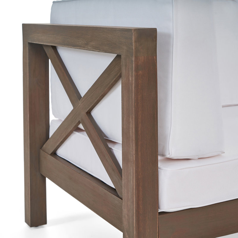 BRAVA CLUB CHAIR, chaise, Blanc, Gris