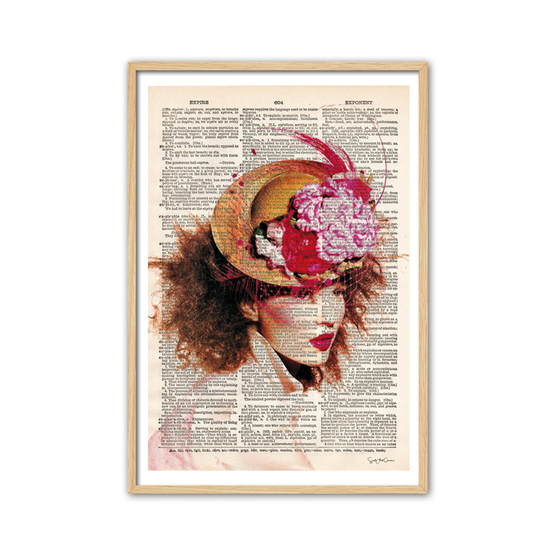 Kate Moss by Soul Art Corner - Single Picture Frame Print, 122cm H x 82cm W x 3cm D