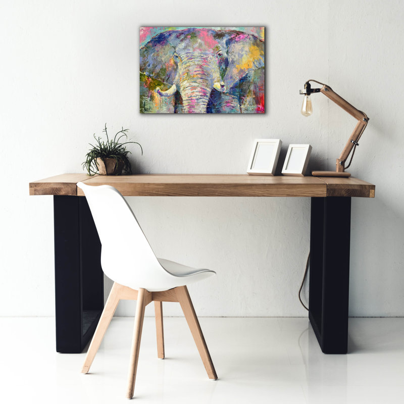 «Elephant 22» par Richard Wallich, H 18 po x l 26 po x P 0,75 po