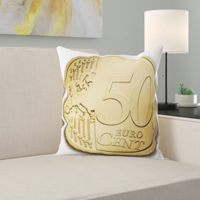 Cent Throw Pillow