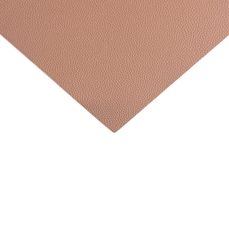 Ensemble de 4 napperons rectangulaires réversibles en similicuir de qualité supérieure de 12 po x 18 po D mati