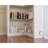 Space-saving Corner Bookshelf Mdf Modern Style For Home & Office