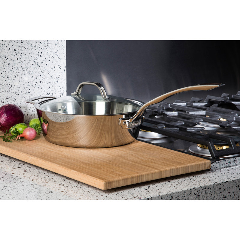 Viking Contemporary 3-Ply Stainless Steel 10-Piece Cookware Set