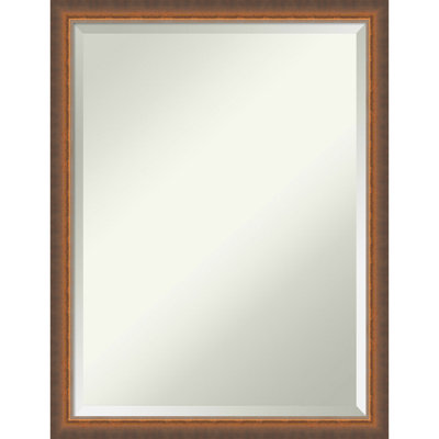 Venuti Solid Wood Rectangle Wall Mirror