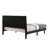 Weathered Gray Finish And Brown Fabric Queen Bed, Upholstery Hb, Low Profile Fb, 12 Slats Included For Support, No Box Spring Required, 8" Mattress Suitable, Wood Rubber Particle Board Veneer