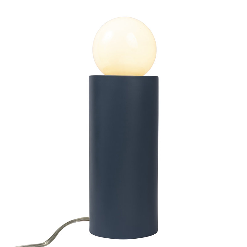 Rachid Ceramic Torchiere Lamp, 16.5" H x 5.5" W x 5.5" D, Midnight Sky
