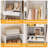 Large Wood Closet System for Hanging Clothes-294765463