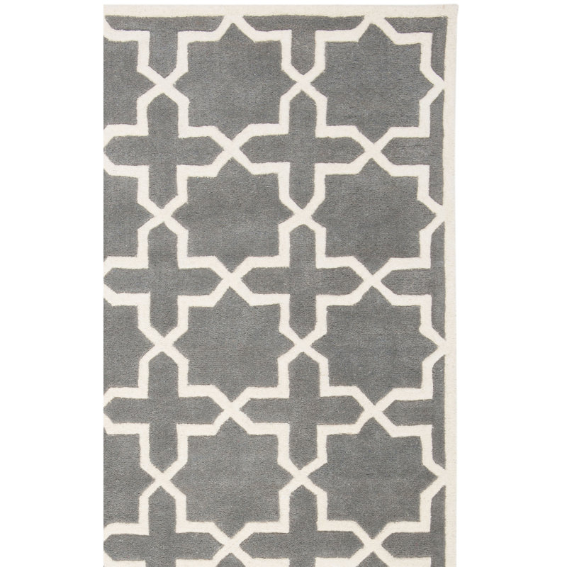 Chatham Hand Tufted Wool Geometric Rug, Rectangle 8'9" x 12'