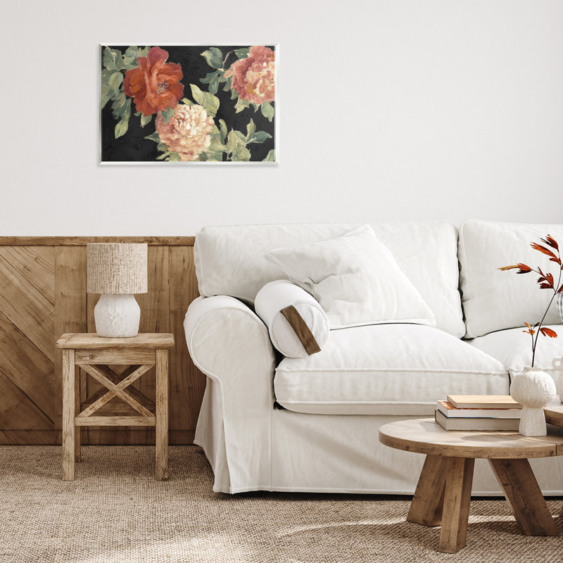 Plaque murale «La belle fleur rouge», design par Lanie Loreth, H 10 po x l 15 po