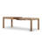 Eastpointe 87 " Extendable Teak Rectangular Solid Wood Top with Solid Wood Base Dining Table