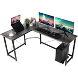 Desk, Computer Desk With Headphone Holder And Storage Bag, Sturdy Work Table, Industrial Design, Pc Table, Small Office Table For Home, Office (grey,)